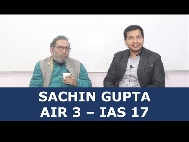 Sachin Gupta, AIR 3, IAS 2017